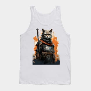 Warrior Cat in Uniform Tank Top